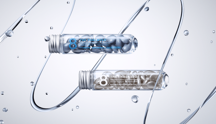 トリートメントに混ぜて使える2wayタイプのヘアオイル！「エイトザタラソ」から、時間差で浸透するポーション型の濃密ヘアオイルが新登場。