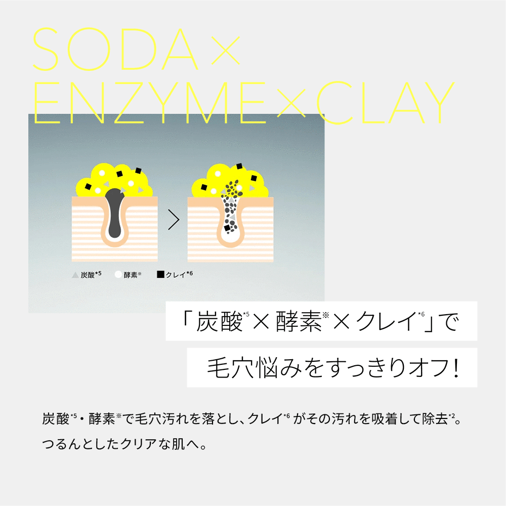 ドットバスター酵素洗顔パウダートライアルDOTBUSTER洗顔毛穴黒ずみビタミンC炭酸クレイ0.5g[10包]