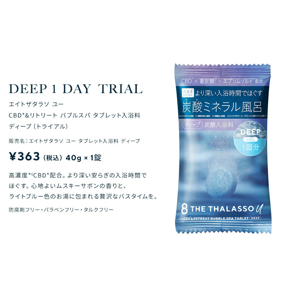 3点セット】エイトザタラソユー CBD＆リトリート バブルスパ