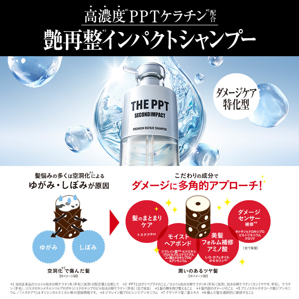 セカンドインパクト プレミアムリペア ケラックス シャンプー / トリートメント 詰め替え [300mL]